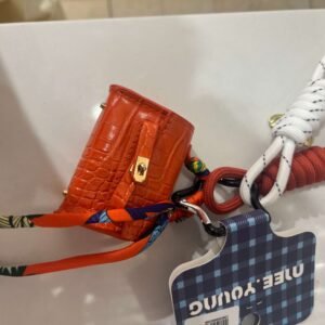 Mini designer bag charms