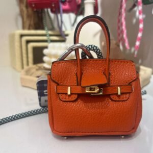Mini designer bag charms