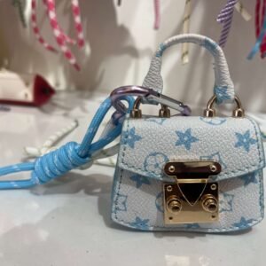 Mini designer bag charms