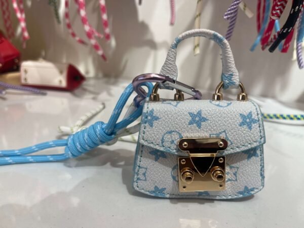 Mini designer bag charms
