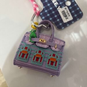 Mini designer bag charms