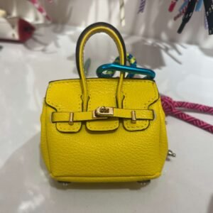 Mini designer bag charms