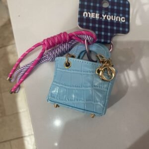 Mini designer bag charms