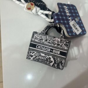 Mini designer bag charms