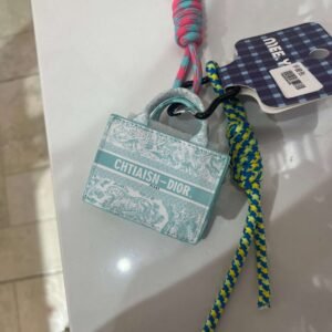 Mini designer bag charms