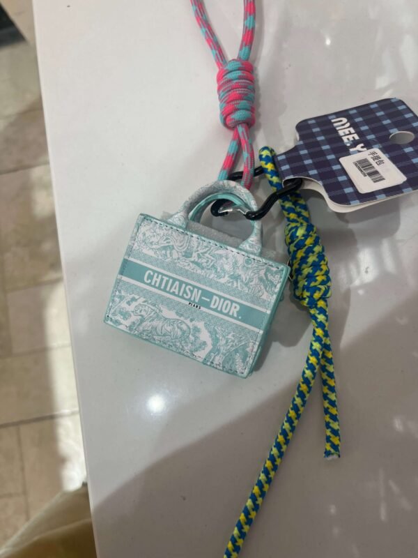 Mini designer bag charms
