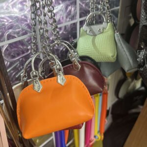 Mini designer bag charms