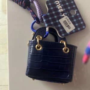 Mini designer bag charms